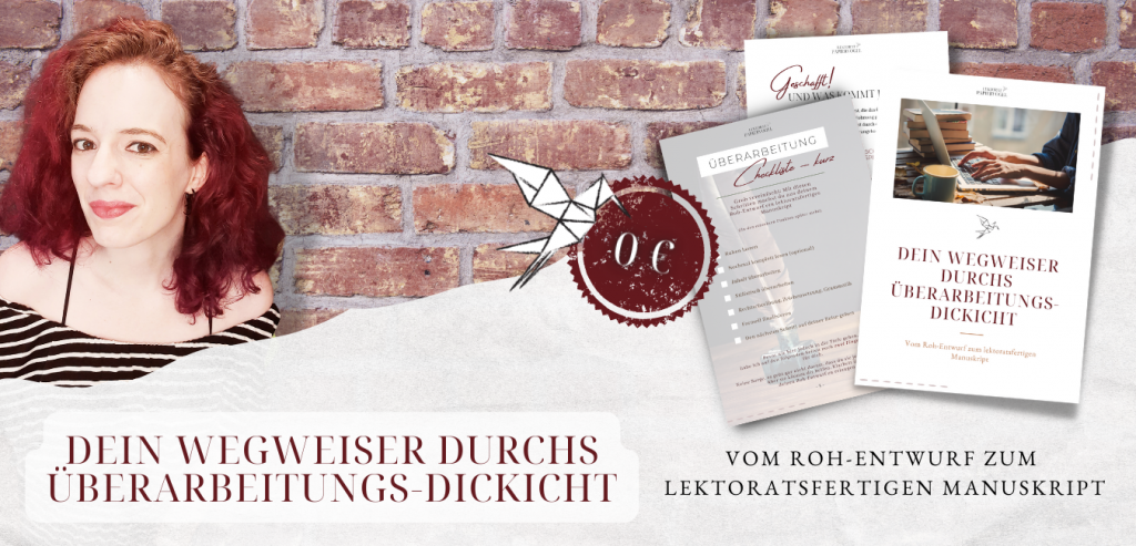 Lektorat Papiervogel: Dein Wegweiser durchs Überarbeitungs-Dickicht - so sieht deine Checkliste aus. Für dich als Dankeschön für deine Newsletter-Anmeldung