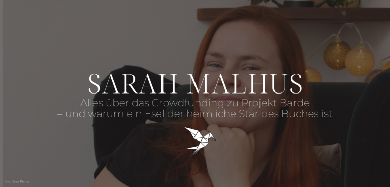 Autorin Sarah Malhus im Interview zum Crowdfunding zu Projekt Barde – der Arbeitstitel ihres Fantasy-Romans „Von Fabelwesen und Königen – Aus dem Leben eines Barden“. Foto: Jens Bicker