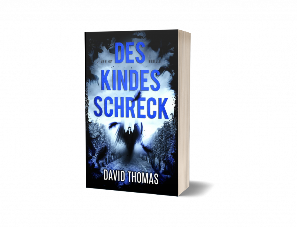 Lektorat Papiervogel, Portfolio: Korrektorat - David Thomas: Des Kindes Schreck. Mystery-Thriller, Selfpublishing
